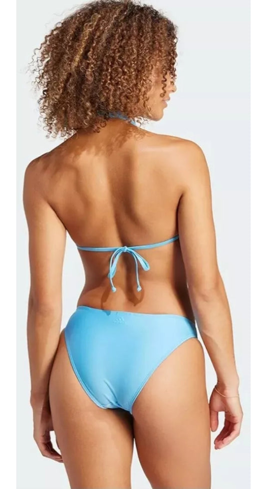 adidas Damen Padded Neckholder Sport-Bikini, Zweiteiler Blue Burst Gr. S E95