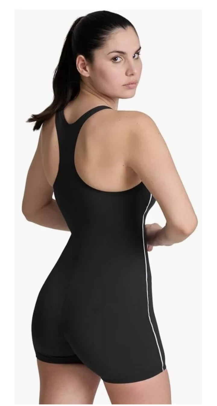 arena Combi-Short Badeanzug W Performance Finding HL R Swimsuit, Schwarz